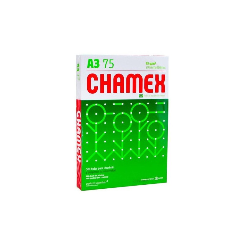 Resma Papel A3 Chamex 80 gr. x500 hs