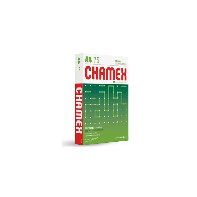 Resma Papel A4 Chamex 80 gr. x500 hs