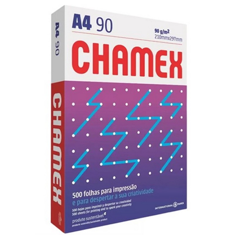 Resma Papel A4 Chamex 90 gr. x500 hs